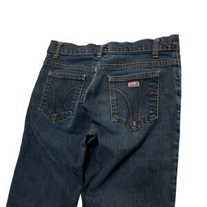 VTG Y2K 00's 90's Miss Sixty 60 Made In Italy Dark Denim Bootcut Flared Jeans 26